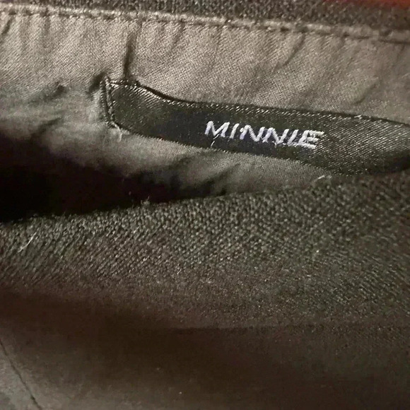 J Crew size 2 black wool Minnie trouser/ pant . Side zip, flat front, hi waist. - Picture 7 of 13